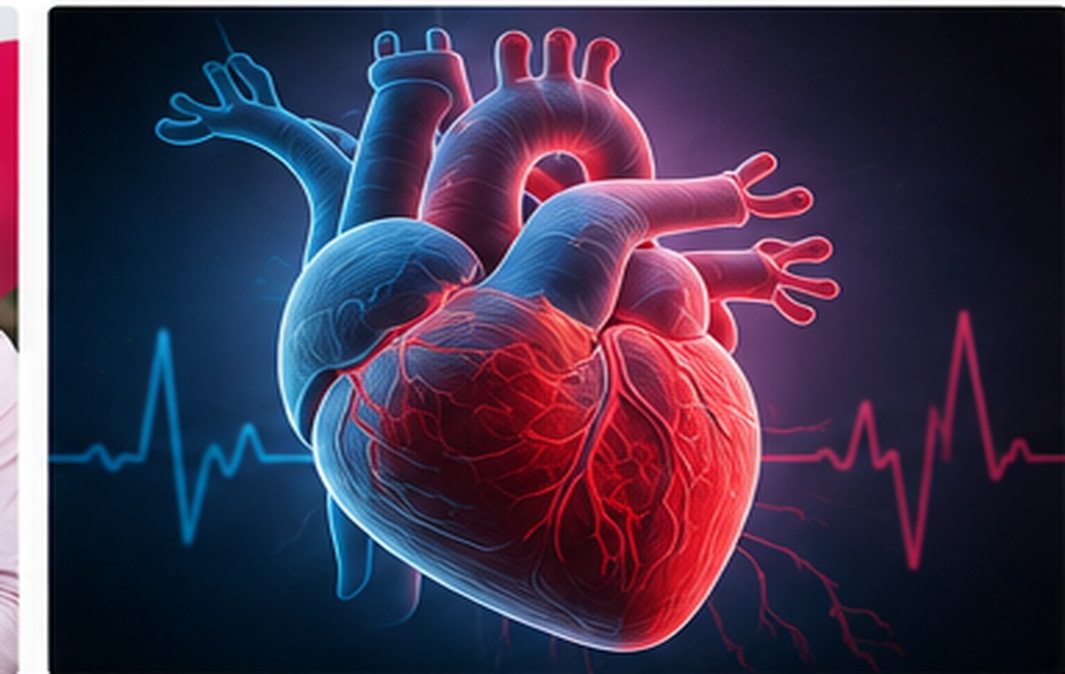 Illustration explaining Brugada Syndrome and the heart