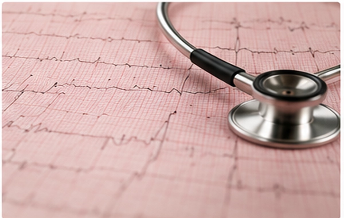 ECG and specialist assessment illustration